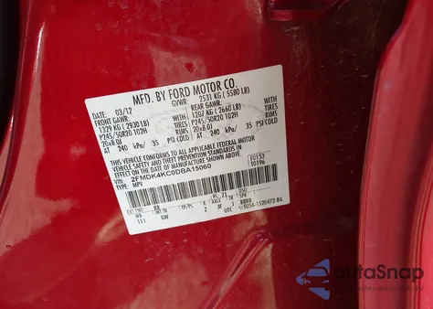 2013 Ford Edge Limited from USA, damaged, VIN 2FMDK4KC0DBA15060